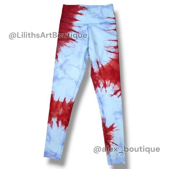 Zumba Dance XO Tie-Dye Leggings Multi Size S (E060) - Picture 3 of 7